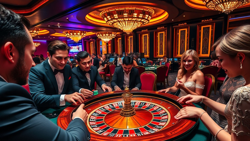 Experiência Realista De Cassino Na Roleta Ao Vivo